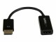 StarTech.com - DisplayPort 1.2 to HDMI Adapter - 4K 30Hz - Active Audio Video Converter for DP laptop computers and HDMI Monitor Displays (DP2HD4KS)