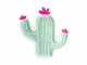 Partydeco Einwegteller Kaktus 6 Stück, Produkttyp: Einwegteller