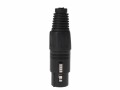 Bemero Stecker BC1001BK-F 3-Pol XLRf female Stecker schwarz