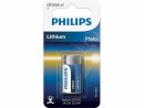 Philips Batterie Batterie Lithium CR123A 1 Stück, Batterietyp