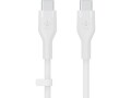 BELKIN FLEX USB-C/USB-C SILICONE CBL F SILICONE CABLE SUPPORTS