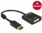 Bild 0 DeLock Adapter Displayport - DVI passiv, 4K, schwarz, Kabeltyp
