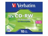 Verbatim CD-RW 12x 700MB/80Min, 10er Pack