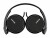 Bild 1 Sony On-Ear-Kopfhörer MDRZX110B Schwarz, Detailfarbe: Schwarz