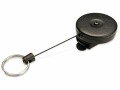 KEY-BAK Ausweishalter KB-MINI Badge 120 cm, mit Clip, Schwarz