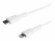 STARTECH .com 6 ft(2m) Durable White USB-C to Lightning Cable