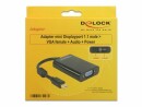 DeLock Adapter Mini-DisplayPort - VGA, Kabeltyp: Adapterkabel