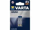 Varta Batterie Alkaline Professional Electronics, AAAA, 1.5V / 640mAh, 3 Pack Bundle