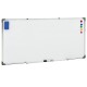 vidaXL Magnetisches Whiteboard Weiß 110x60 cm Stahl