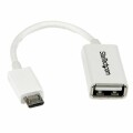 StarTech.com - 5in White Micro USB to USB OTG Host Adapter M/F