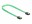 Bild 1 DeLock SATA-Kabel UV Leuchteffekt grün 70 cm, Datenanschluss