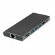 Value USB-C Dock, HDMI+GbE+3xA+1xC+ 1xTF/SD+1xC PD,1x Audio,4K