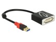 DeLock Adapter USB 3.0 - DVI, Videoanschluss Seite A