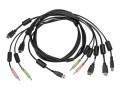 VERTIV Avocent - Câble clavier/vidéo/souris/audio - USB, jack mini