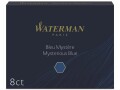 WATERMANN WATERMAN Tintenpatrone Standard Dunkelblau, 8 Stück