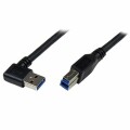 StarTech.com - SuperSpeed USB 3.0 Cable - Right Angle A to B - M/M