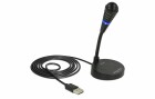 DeLock Mikrofon USB Touch Mute, Typ: Einzelmikrofon, Bauweise