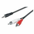 M-CAB 3.5MM 2X RCA ADAPTER HQ 3.0M CABLE M/M 3PIN