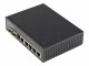 STARTECH .com Industrial 6 Port Gigabit Ethernet Switch 4 PoE