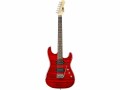 MAX E-Gitarre GigKit Quilted Style Rot, Gitarrenkoffer