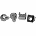 StarTech.com - 50 Pkg M6 Mounting Screws and Cage Nuts for Server Rack Cabinet