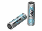 Ansmann Akku 2x AA 2100 mAh, Spannung: 1.2 V