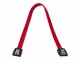 StarTech.com - 12in Latching SATA Cable - SATA cable - Serial ATA 150/300/600 - SATA (R) to SATA (R) - 1 ft - latched - red - LSATA12
