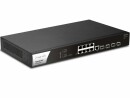 DrayTek PoE+ Switch VigorSwitch PQ2121x 12 Port, SFP Anschlüsse