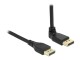 DeLock Kabel Oben gewinkelt DisplayPort - DisplayPort, 1 m