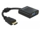 DeLock Adapterkabel HDMI - VGA Schwarz
