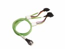 Broadcom SAS-Kabel SFF-8654 - 2x SFF-8639, 100 cm, Datenanschluss