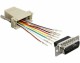 DeLock RJ-45 zu RS232 DB15 Montagesatz, Pins individuell