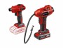 Einhell Automotive Akku-Kompressor CE-AP 18+CE-CC 18+2.0 Ah Kit, Kesselinhalt