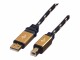 Roline GOLD 1,8m USB 2.0 Kabel, Typ A-B