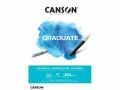 Canson Aquarellblock Graduate A3, 20 Blatt, Papierformat: A3