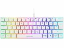 DELTACO Gaming-Tastatur GAM-075-W, Tastaturlayout: QWERTZ (CH)