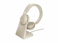 Jabra Headset Evolve2 65 Duo UC Beige, USB-C