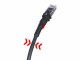Patchsee Patchkabel ThinPATCH Cat 6A, U/FTP, 2.7 m, Schwarz