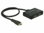 DeLock 2-Port Signalsplitter HDMI - HDMI 4K/30Hz, Anzahl Ports