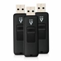 V7 Videoseven 4GB FLASH DRIVE 3PK COMBO