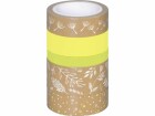 Heyda Washi Tape Natur Blätter Grün, Detailfarbe: Braun, Grün