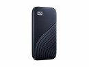 Western Digital Externe SSD My Passport 1000 GB, Blau, Stromversorgung