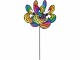 Invento-HQ Windrad Blumen Duett Regenbogen 82 cm, Motiv: Blume