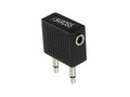 SKROSS Audio-Adapter Airplane Analog, Schwarz, Kabeltyp: Adapter