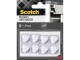 3M Schutzpuffer Anti Shock, Ø 19 mm, Transparent, 8er