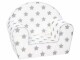 Knorrtoys Kindersessel Weiss mit grauen Sternen, Produkttyp: Sessel