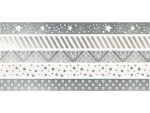 Heyda Washi Tape Weihnachten Silber, Detailfarbe: Silber