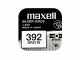 Maxell Europe LTD. Knopfzelle SR41W 10 Stück, Batterietyp: Knopfzelle