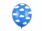 Partydeco Luftballon Wolken Blau/Weiss Ø 30 cm, 6 Stück