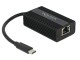 DeLock Netzwerk-Adapter USB-C - RJ45 2,5Gbps, Schwarz